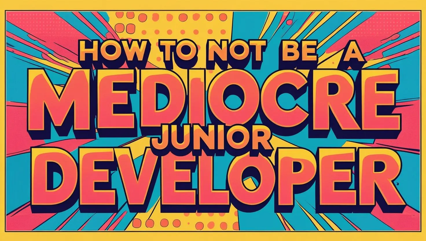 How to Not Be a Mediocre Junior Developer: Stand Out in Your First Years